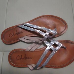 Cole Haan Metallic Sandals - Size 8